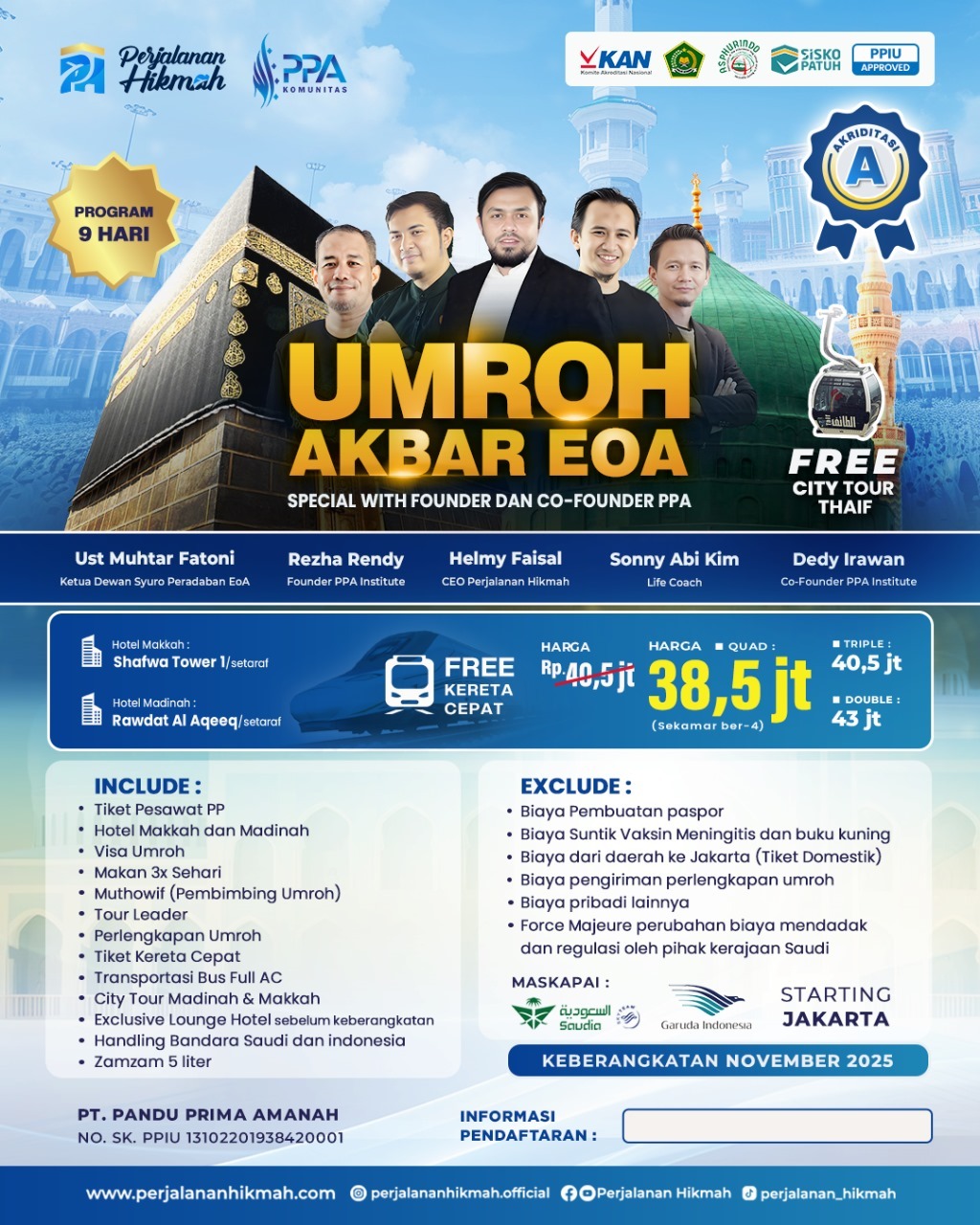 Umroh Akbar EOA (PH) November 2025