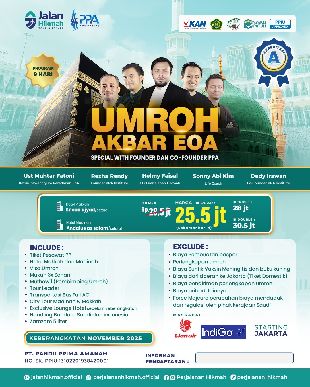 Umroh Akbar EOA (JH) November 2025